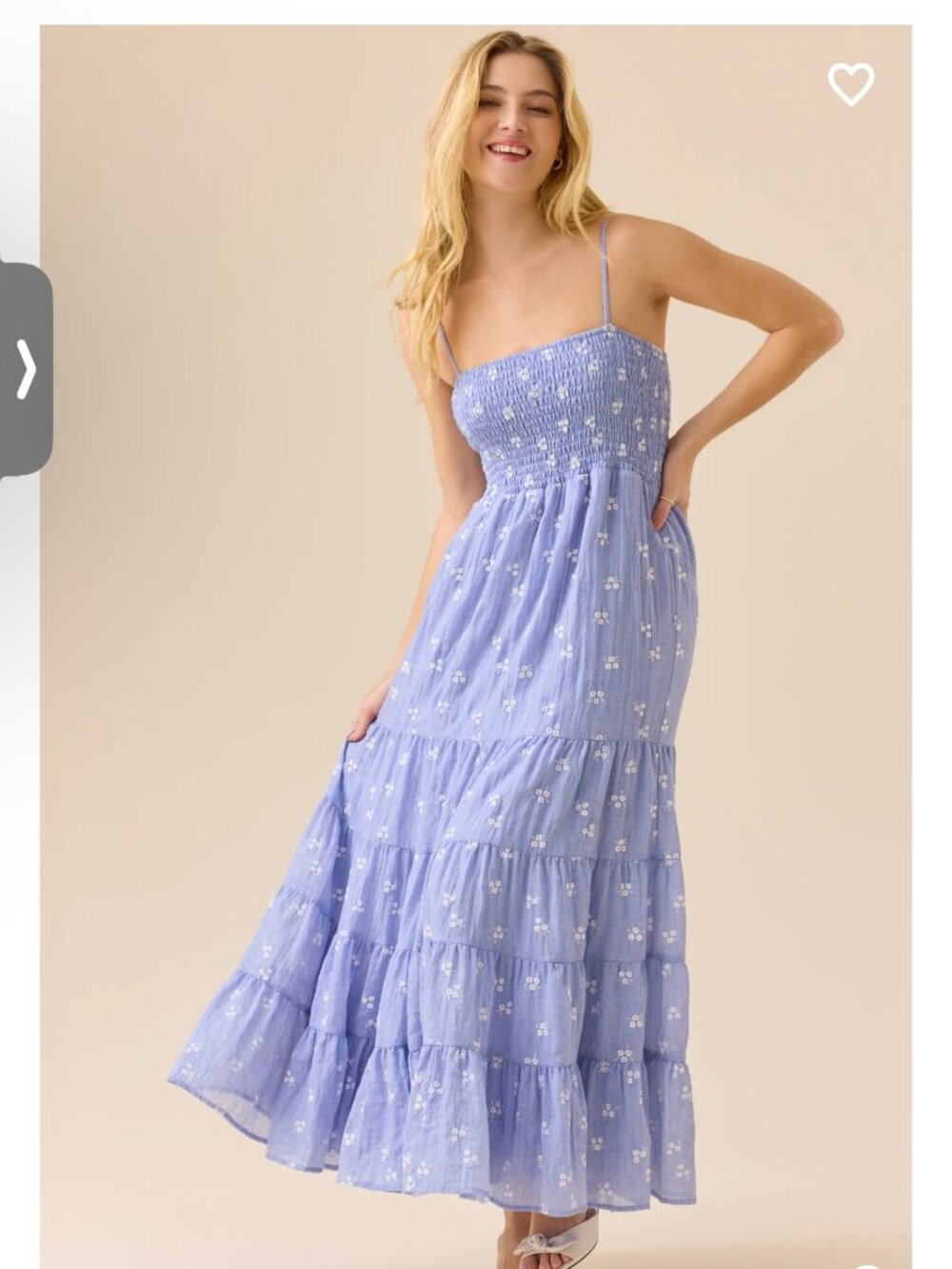 NWT Altar'd State Baylor Embroidered Maxi Dress